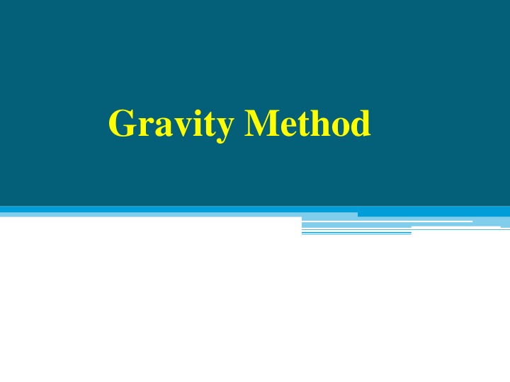 gravity method