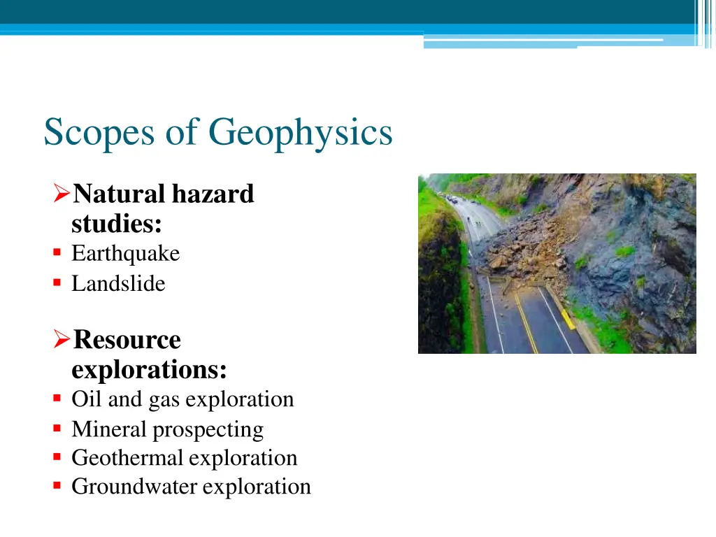 scopes of geophysics