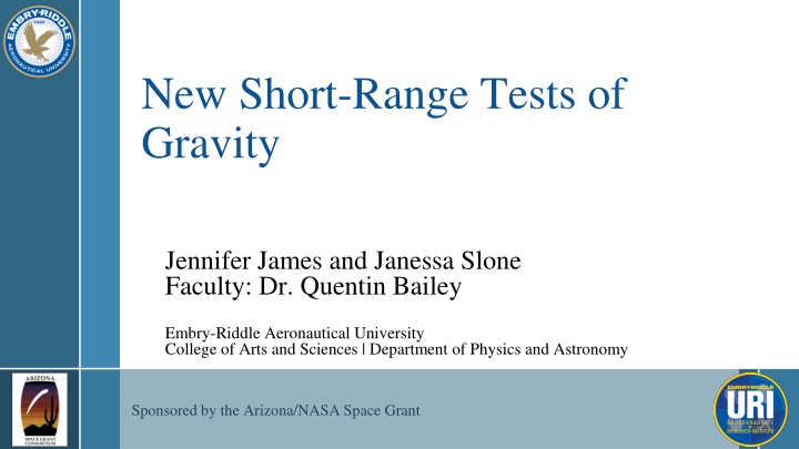 new short range tests of gravity