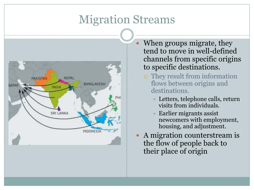 migration streams