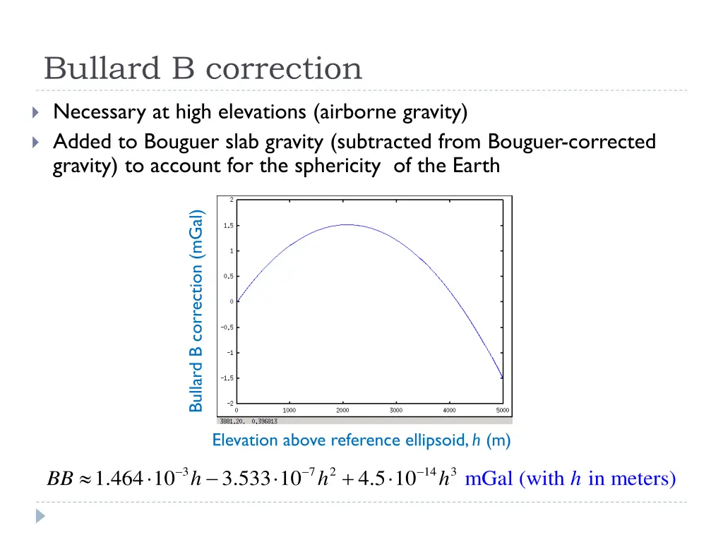 bullard b correction