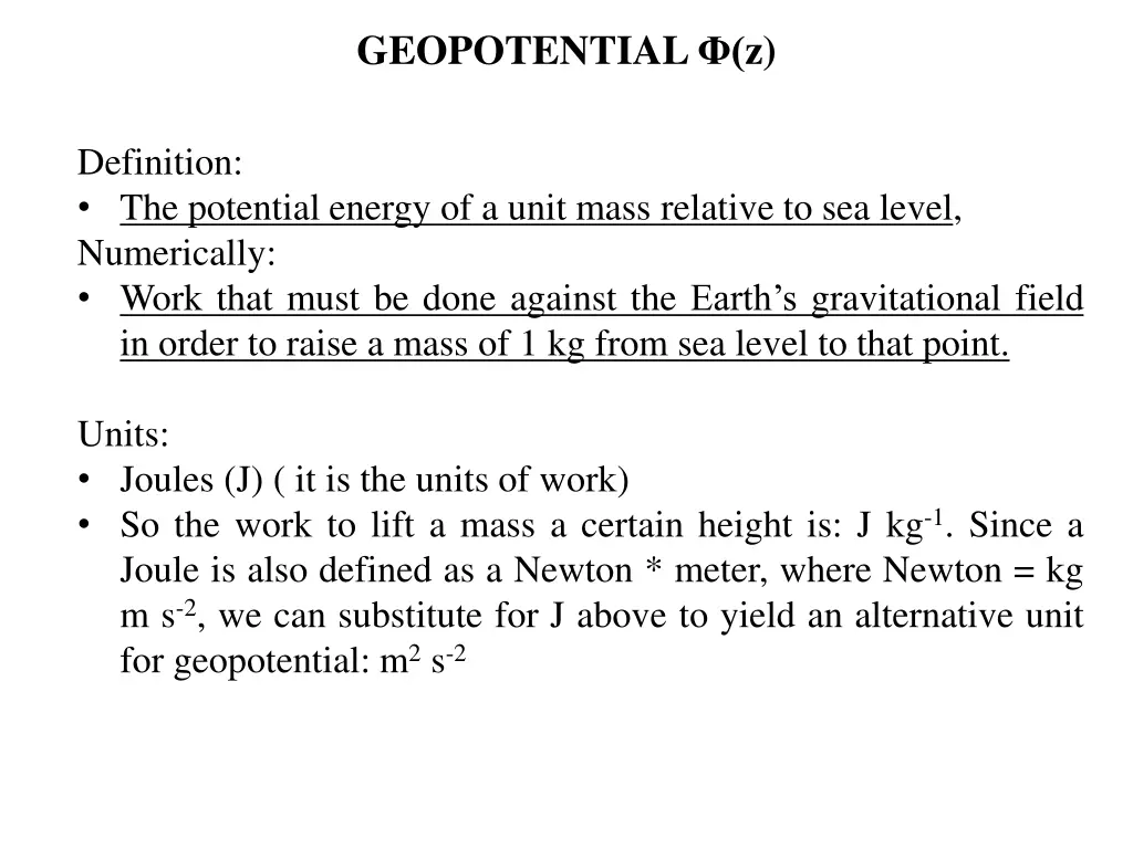 geopotential z 1