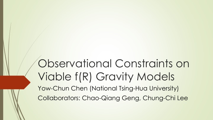 observational constraints on viable f r gravity