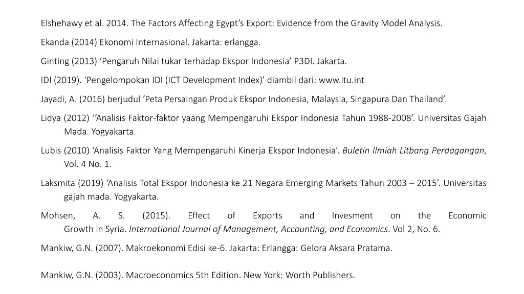 elshehawy et al 2014 the factors affecting egypt