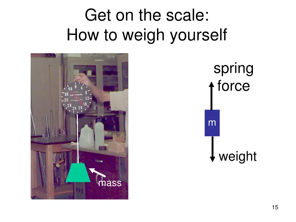 get on the scale how to weigh yourself