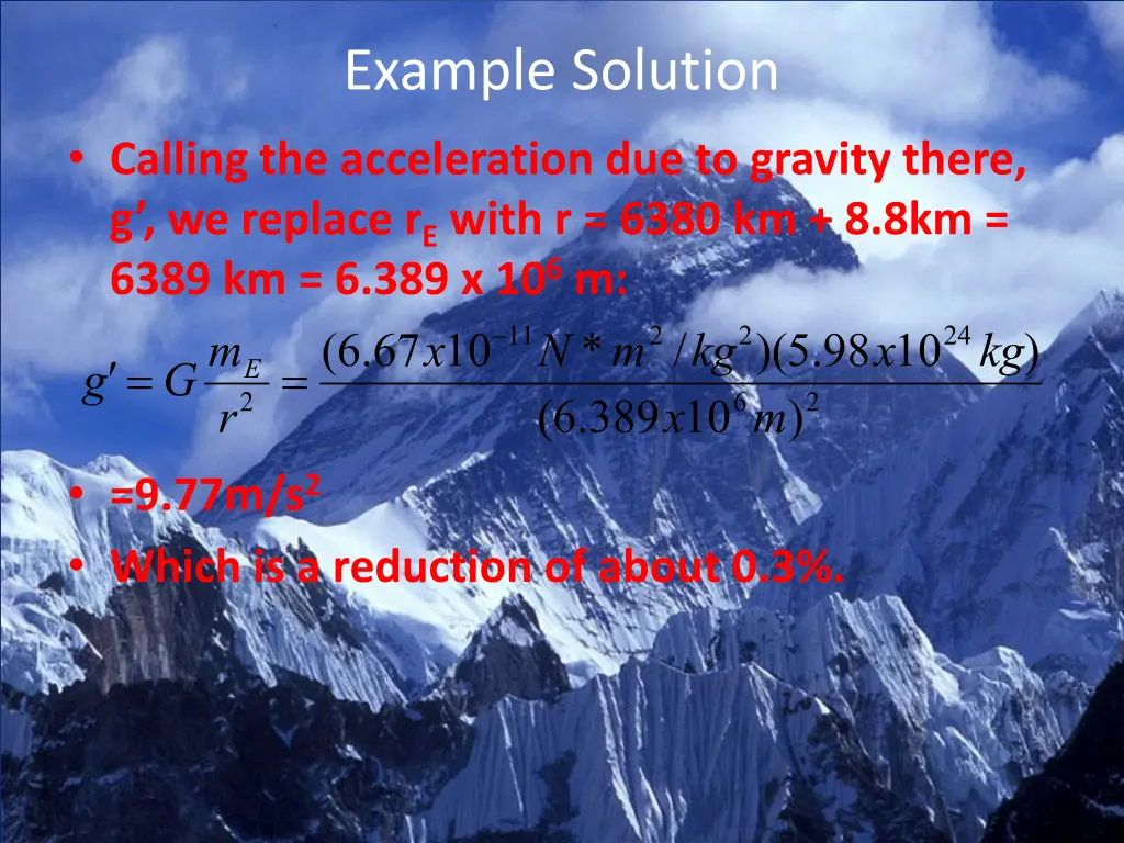 example solution