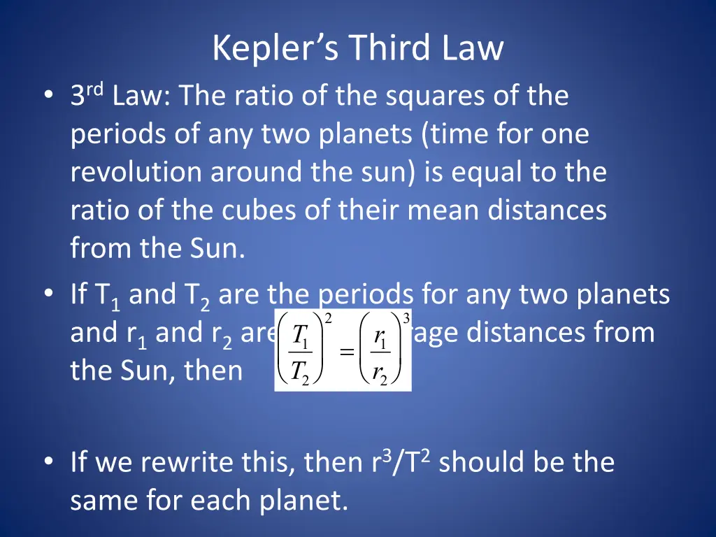 kepler s third law