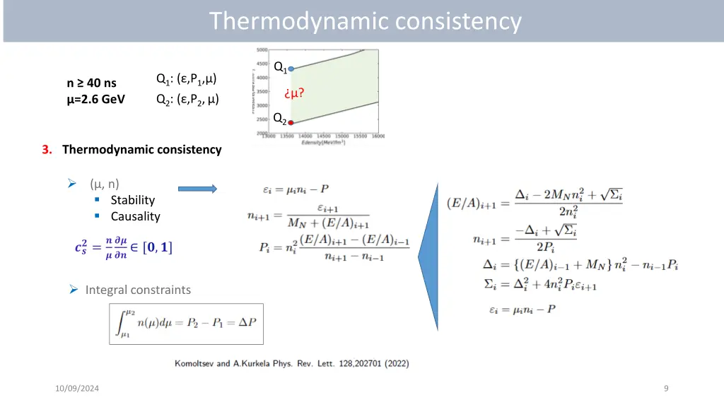 thermodynamic consistency