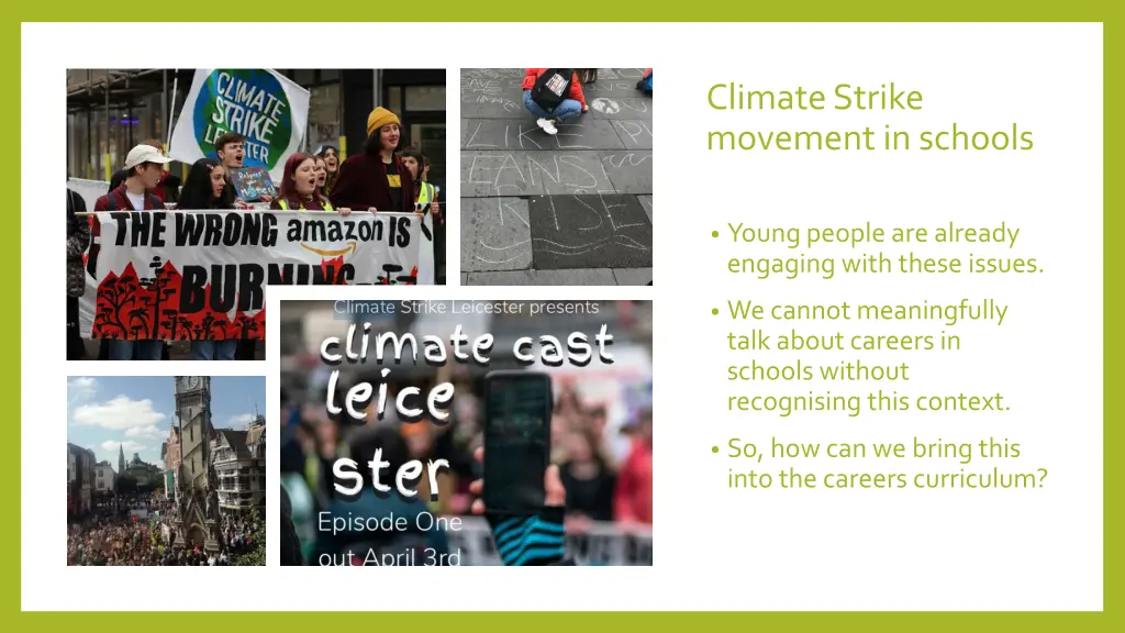 climate strike movement in schools