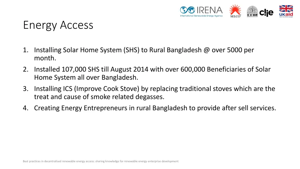 energy access