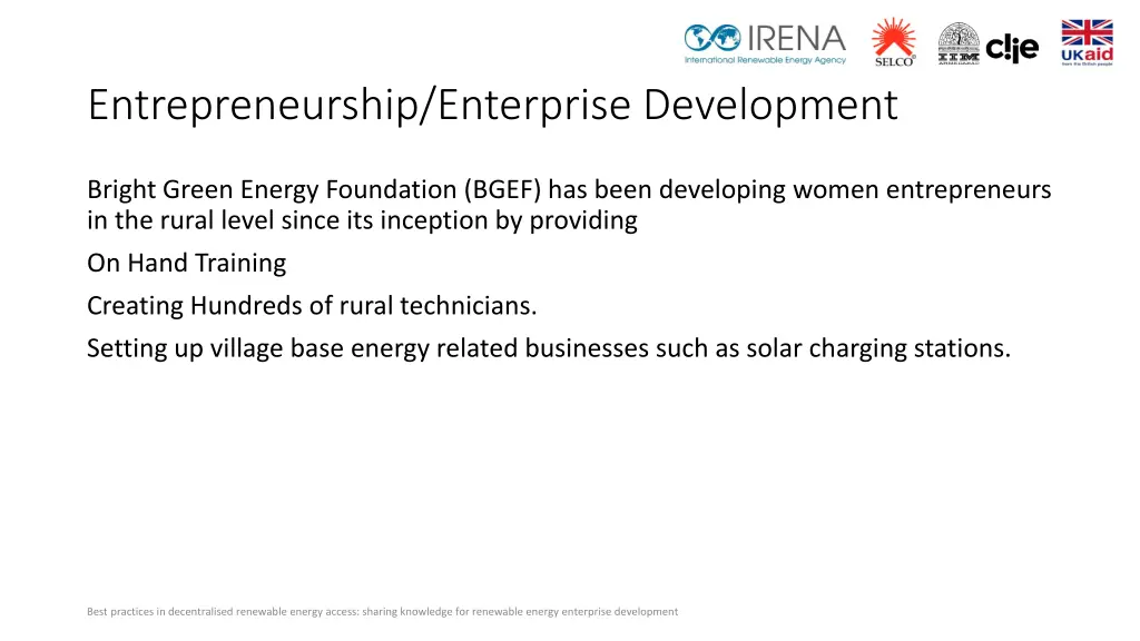 entrepreneurship enterprise development