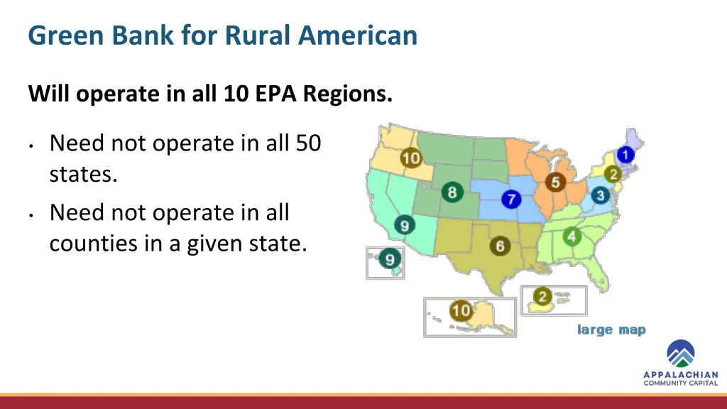 green bank for rural american