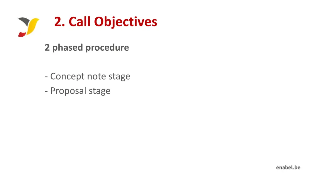 2 call objectives 1