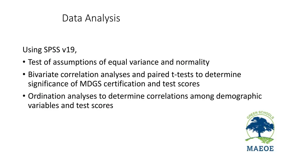 data analysis