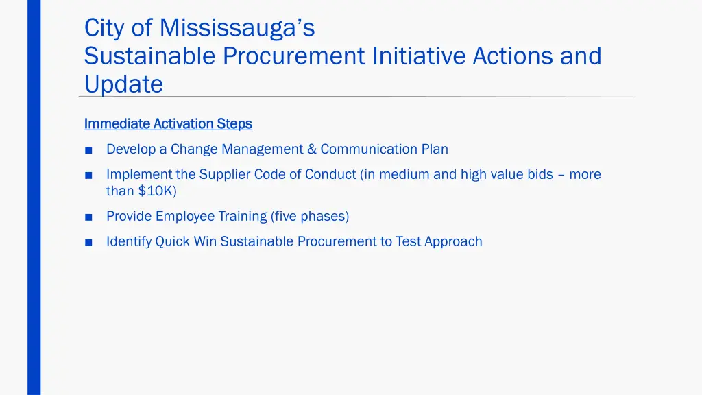 city of mississauga s sustainable procurement 6