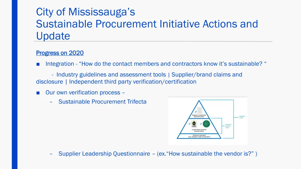 city of mississauga s sustainable procurement 9