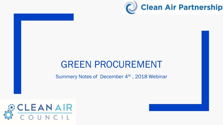 green procurement