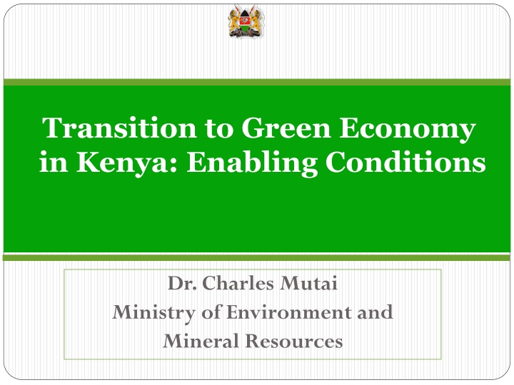 transition to green economy in kenya enabling