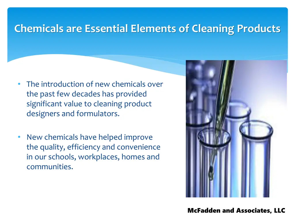 chemicals are essential elements of cleaning