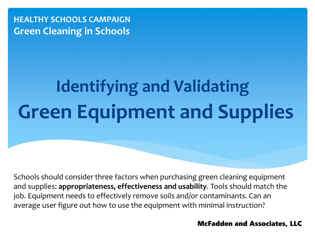 healthy schools campaign green cleaning in schools 1