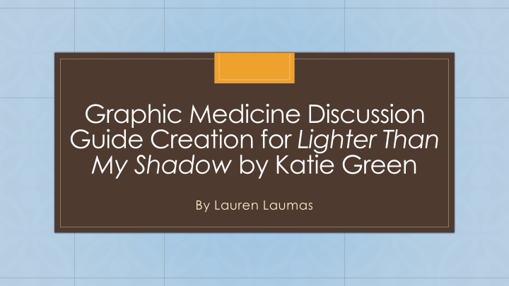 graphic medicine discussion guide creation