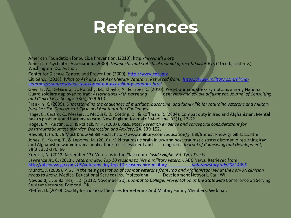 references