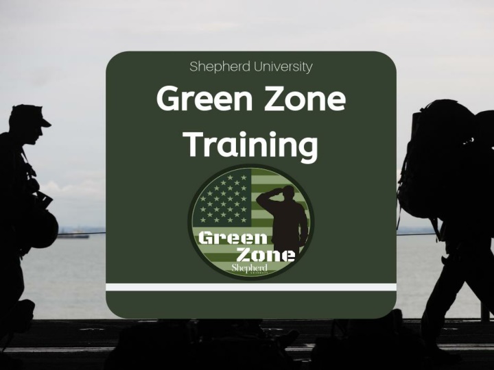 shepherd university green zone training