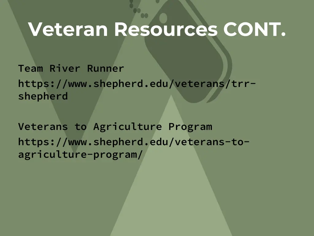 veteran resources cont 1