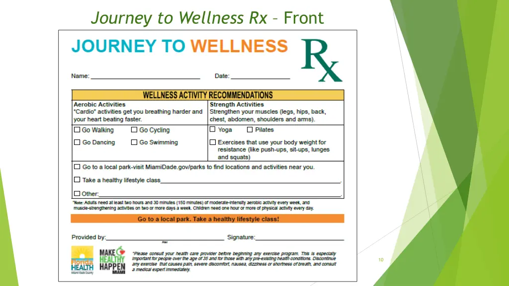 journey to wellness rx front