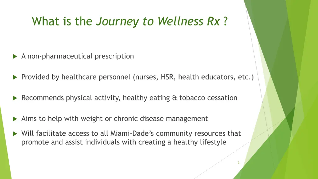 what is the journey to wellness rx