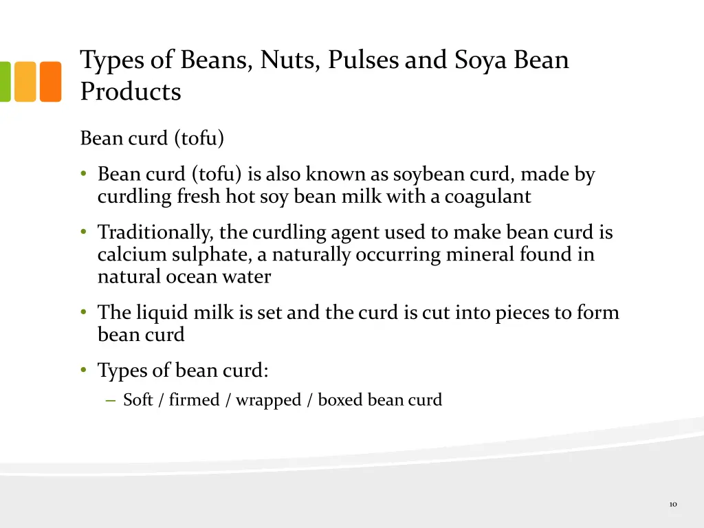 types of beans nuts pulses and soya bean products 7