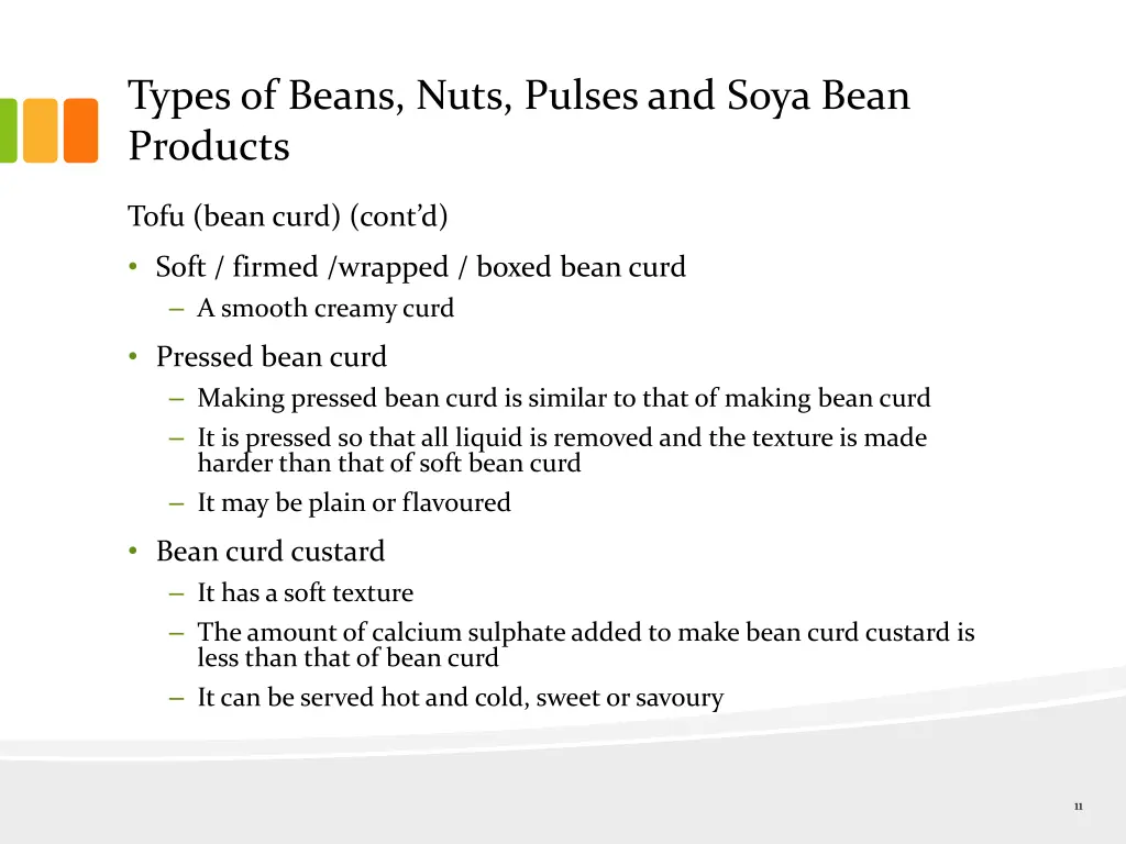 types of beans nuts pulses and soya bean products 8