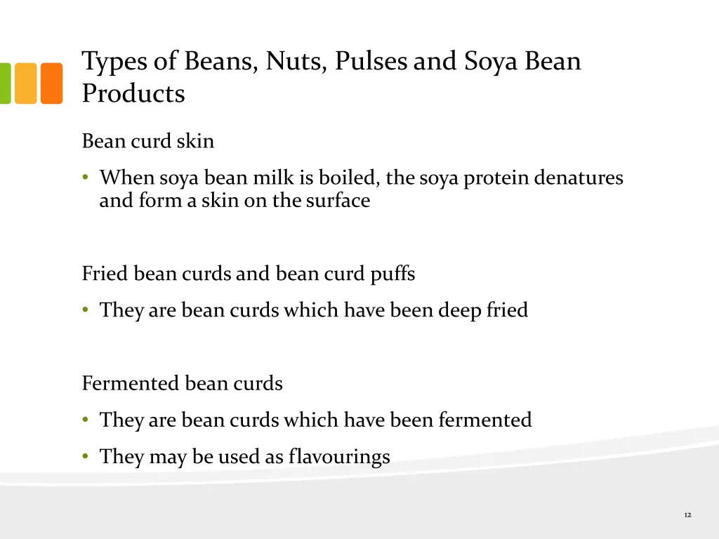 types of beans nuts pulses and soya bean products 9