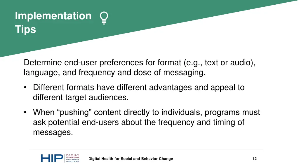 implementation tips 1