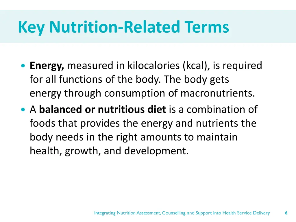 key nutrition related terms 3