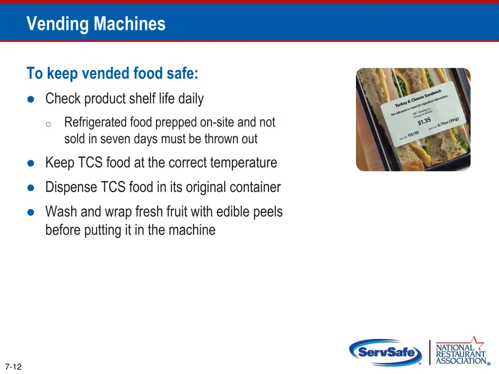 vending machines