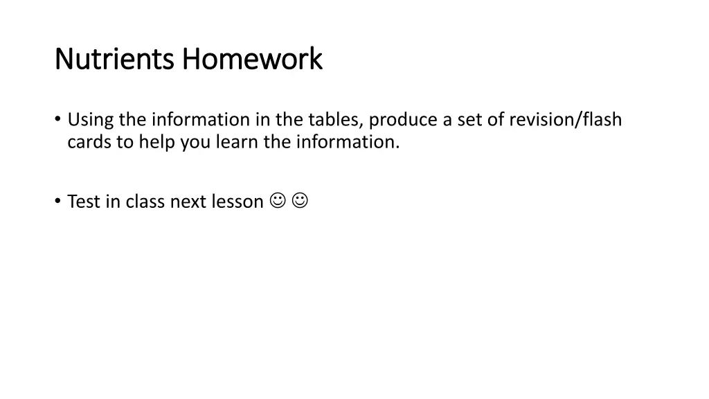 nutrients homework nutrients homework