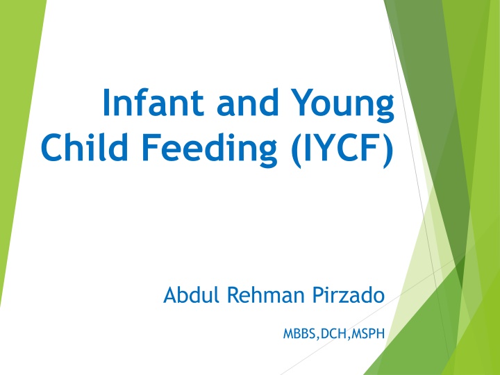 infant and young child feeding iycf