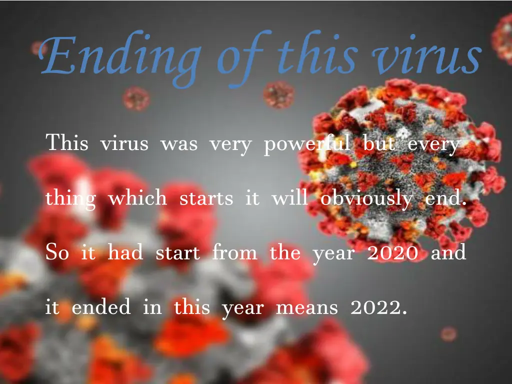 ending of this virus