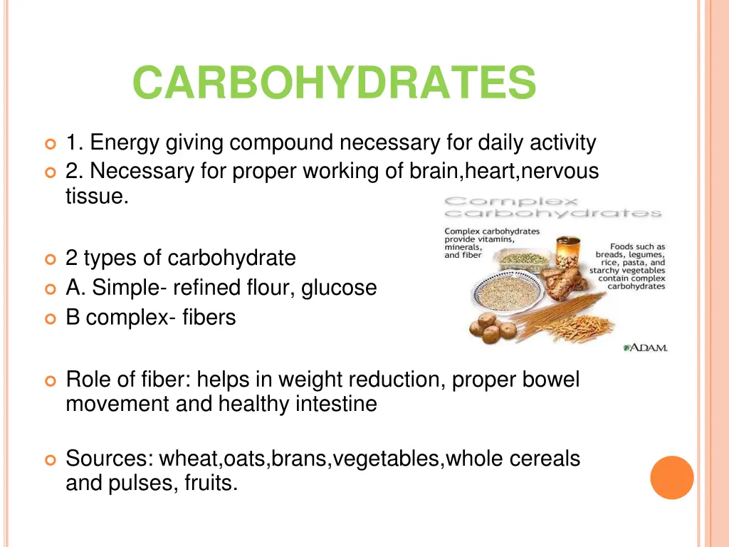 carbohydrates