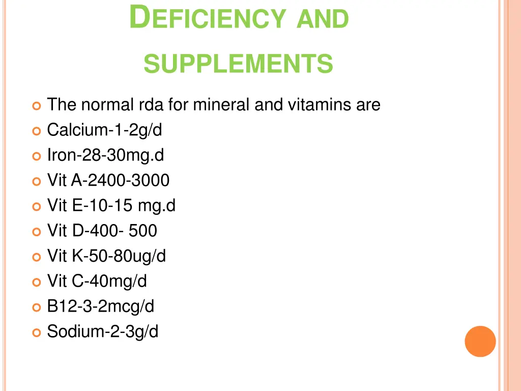 d eficiency and