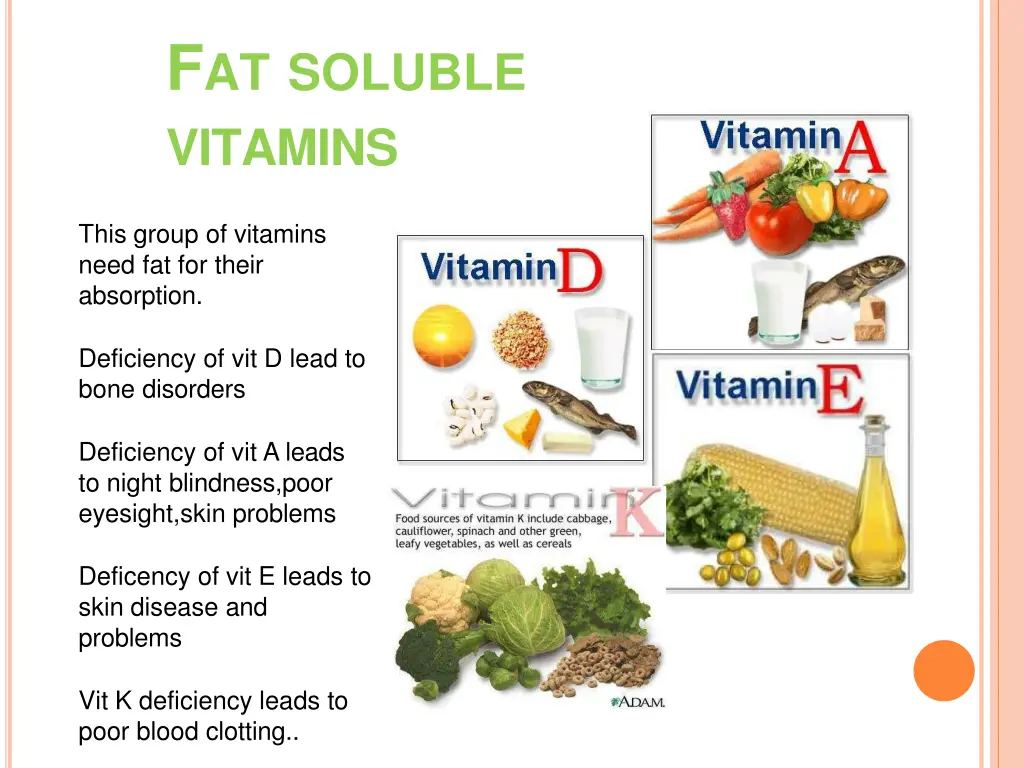 f at soluble vitamins