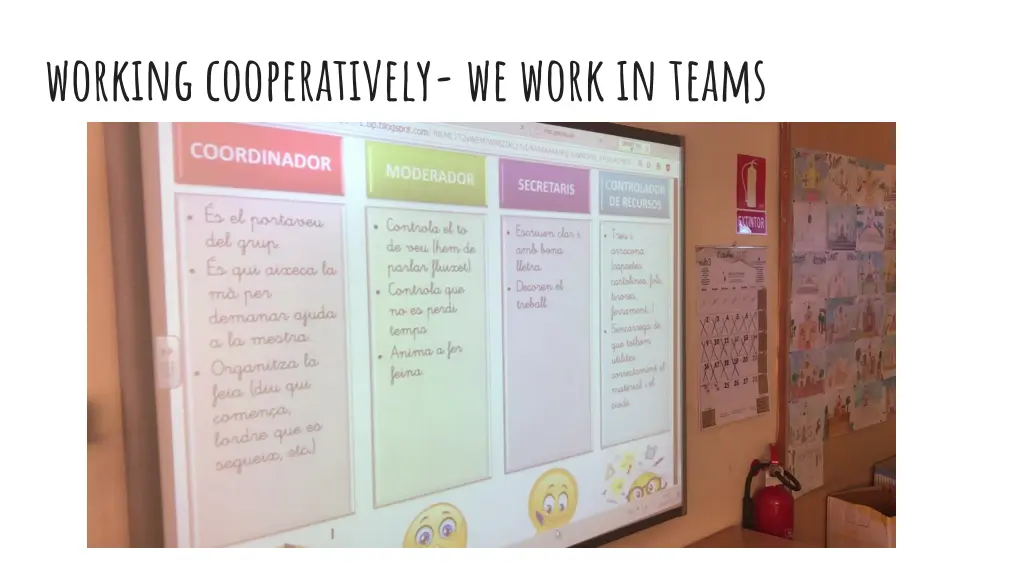 working cooperatively we work in teams