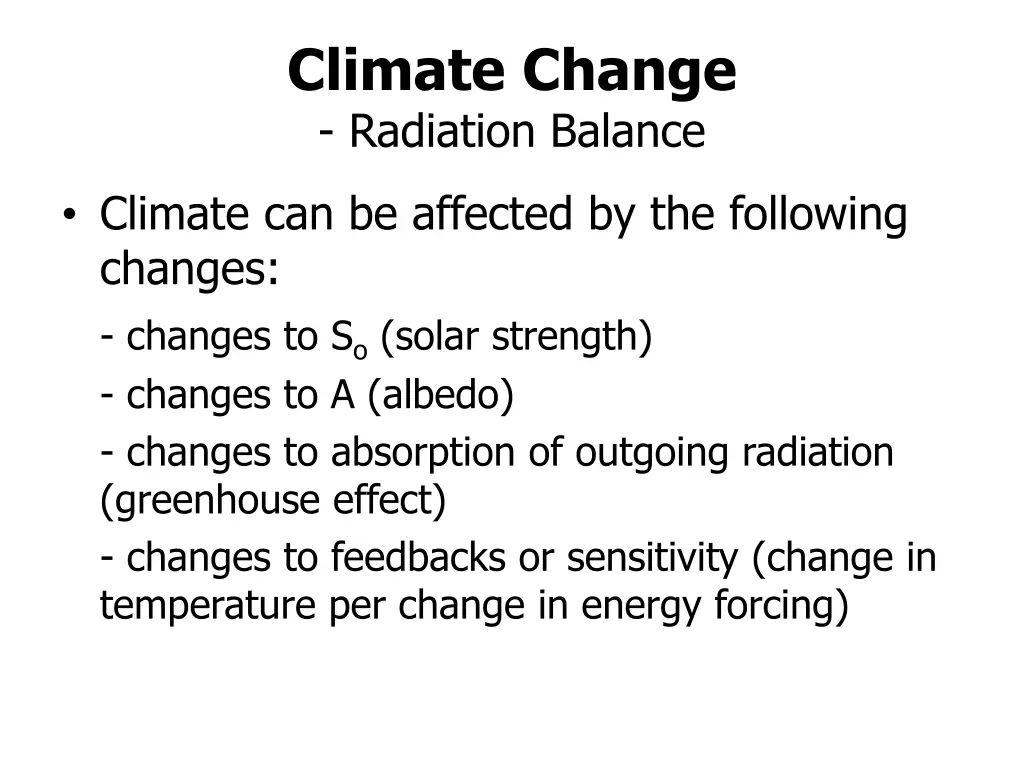 climate change radiation balance 4