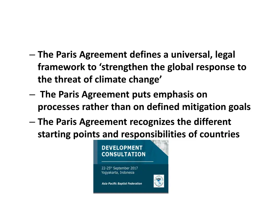 the paris agreement defines a universal legal