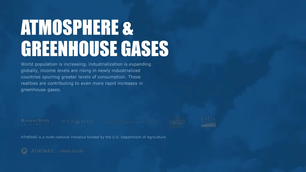 atmosphere greenhouse gases