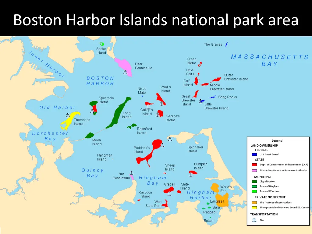 boston harbor islands national park area