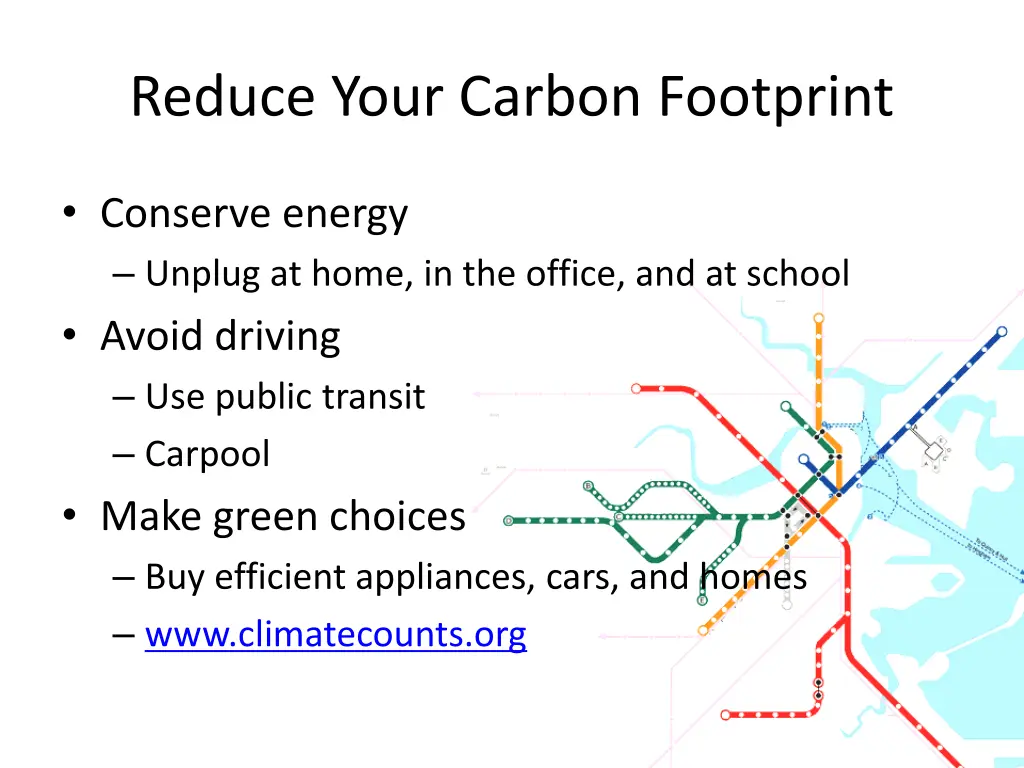 reduce your carbon footprint