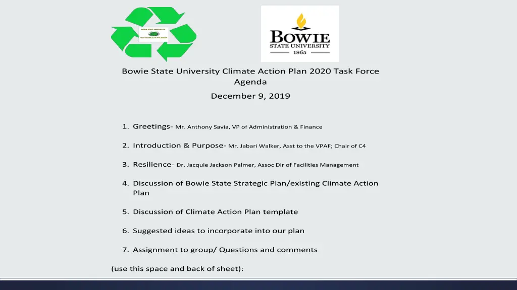 bowie state university climate action plan 2020 1