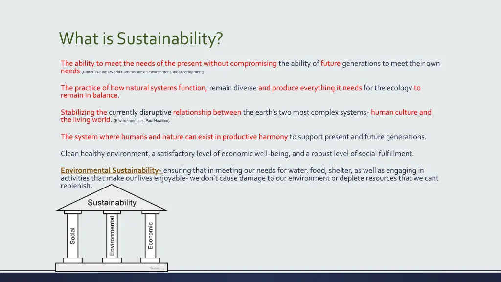 what is sustainability